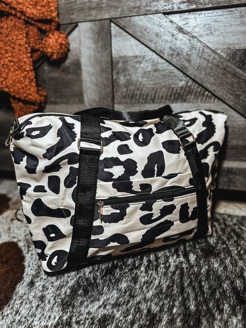 Rodeo Circuit Weekender Bag - Black Leopard