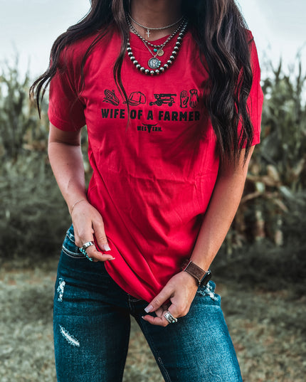 Wife of a Farmer - Red