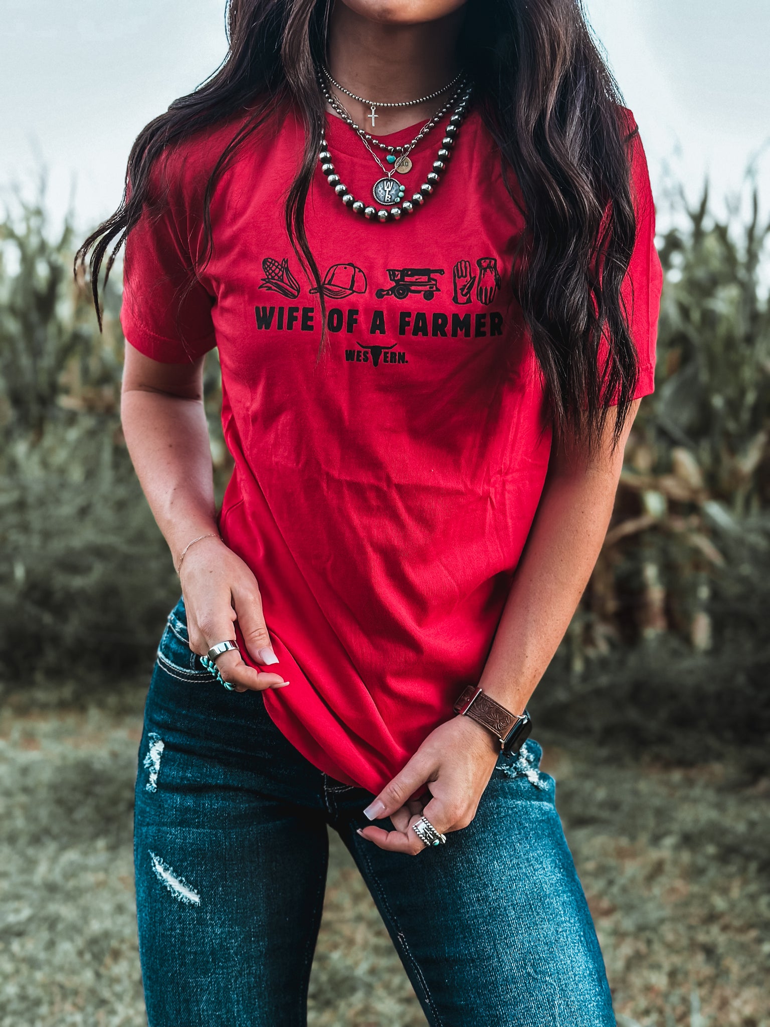 Wife of a Farmer - Red