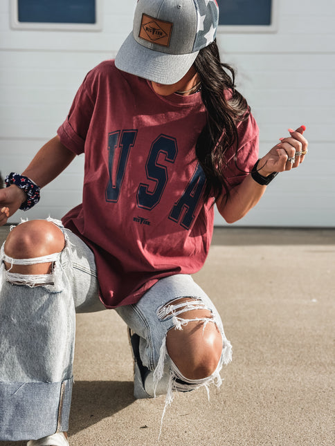 USA [block letters]