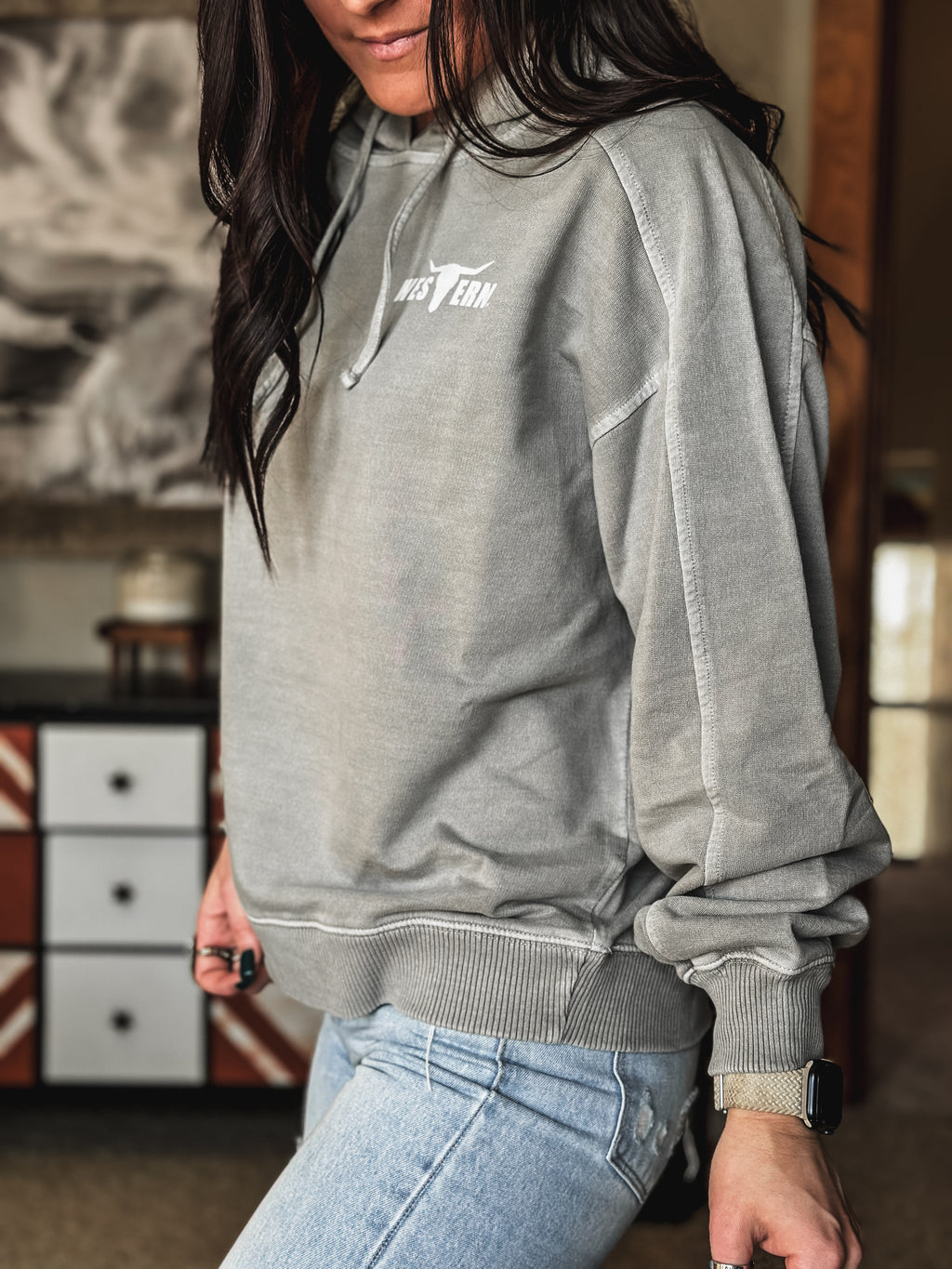 Brand Deadwood Hoodie - Sleet