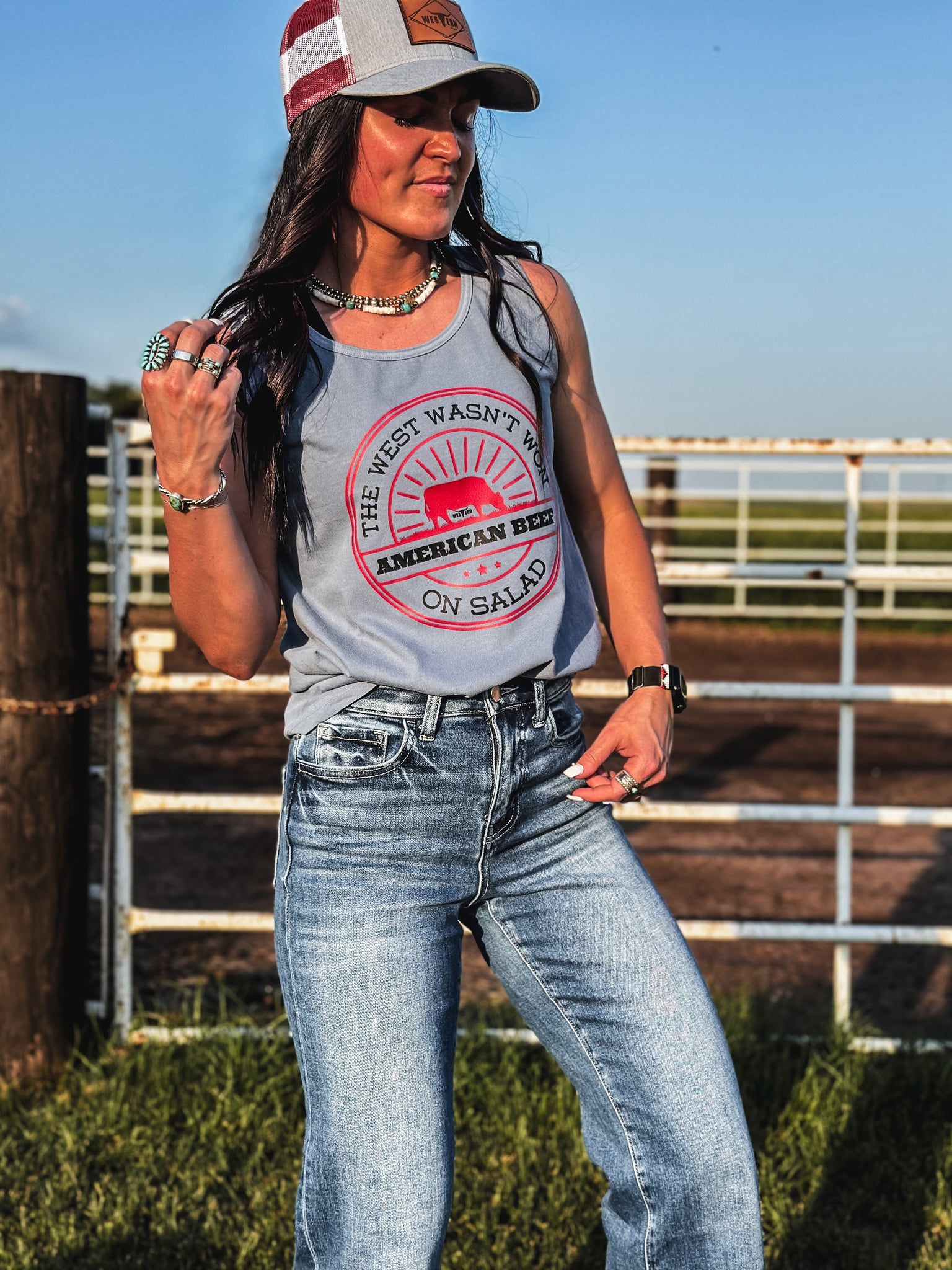 American Beef Tank - Blue Jean