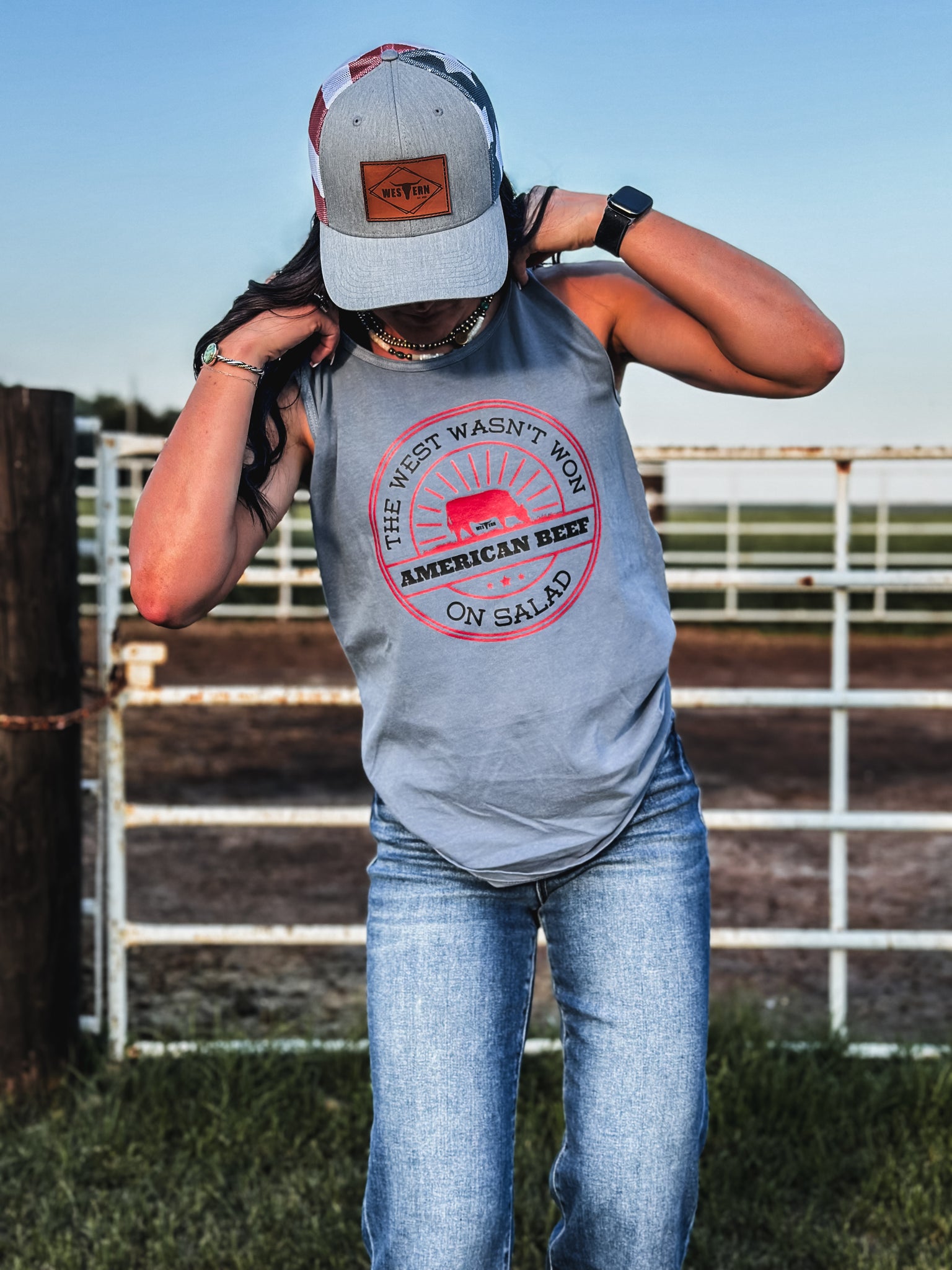 American Beef Tank - Blue Jean