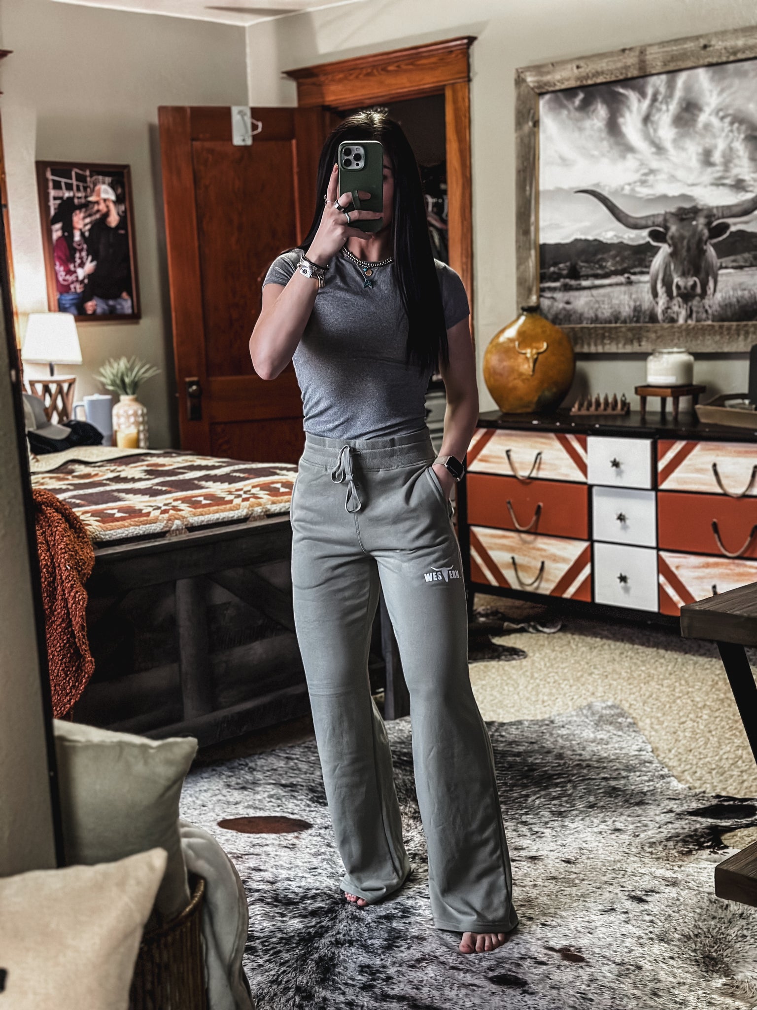 Brand Lazy Day Sweatpants - Warm Sage