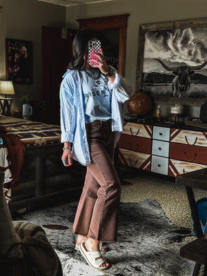 The Daisy Pant - Espresso Brown