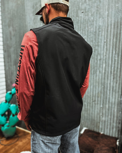 Brand Laramie Soft Shell Men's Vest - Black