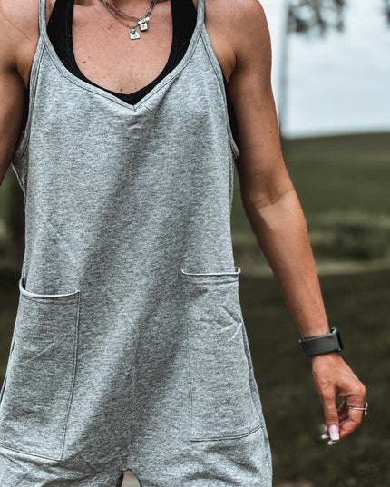 Brand Brunch’n Romper - Grey