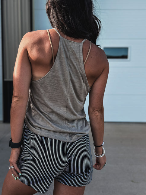 Brand Camo Logo High Neck Tank
