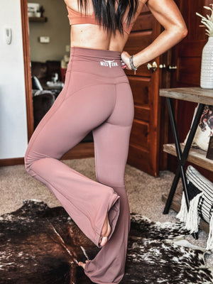 Brand Swift Yoga Flares - Cocoa