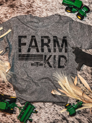 FARM KID - Toddler Grey