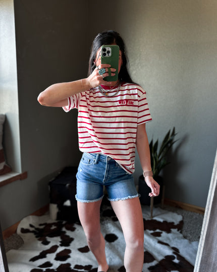 Striped Basic Short Sleeve - NEW COLORS