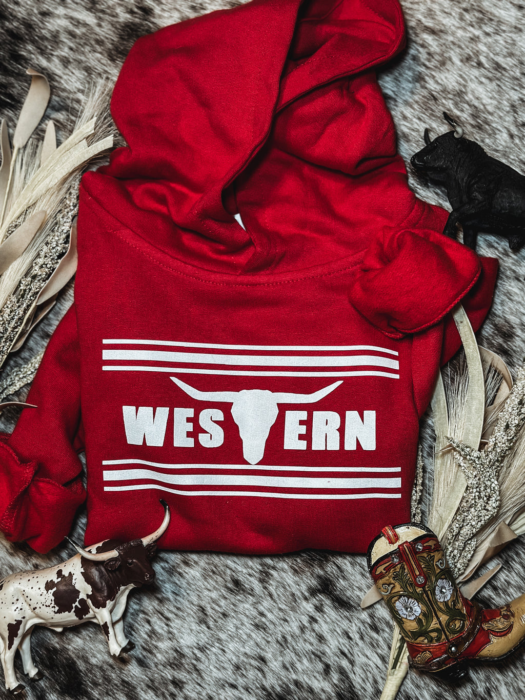 Brand Hoodie Toddler Red