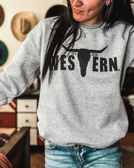 Brand Crew Grey - Black Logo