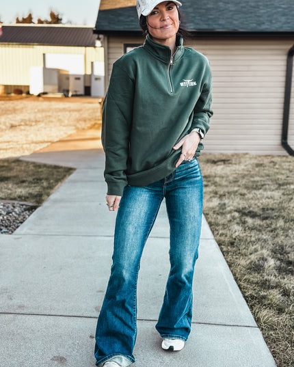 Brand Men's Indy 1/4 Zip - Pine