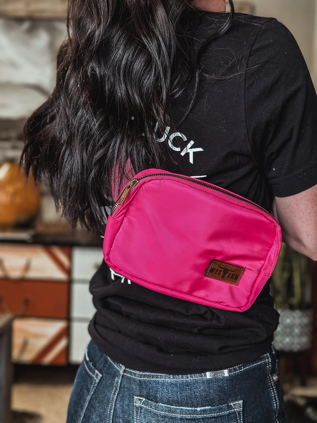 Brand Rambler Belt Bag - Hot Pink