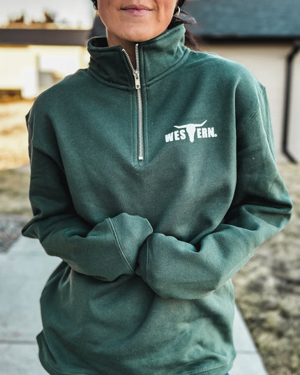 Brand Men's Indy 1/4 Zip - Pine