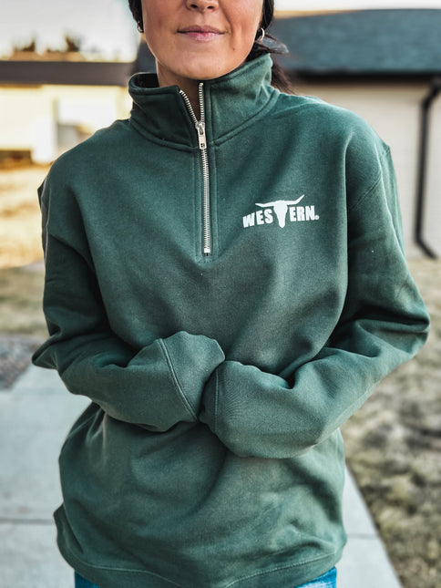 Brand Men's Indy 1/4 Zip - Pine