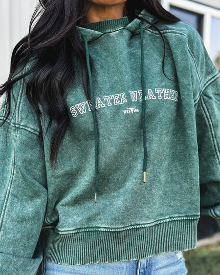 Sweater Weather Jersey Hoodie