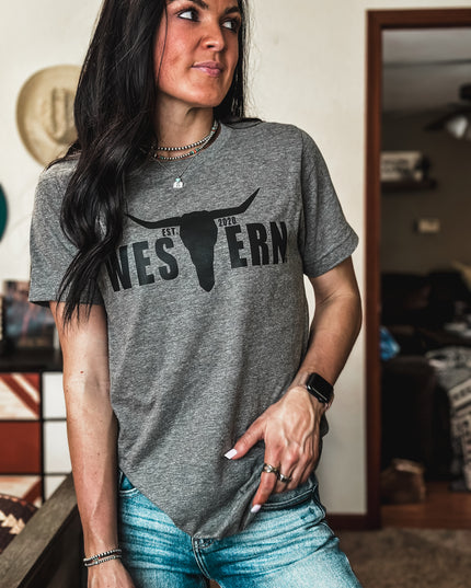 Brand Logo T - Grey/Black