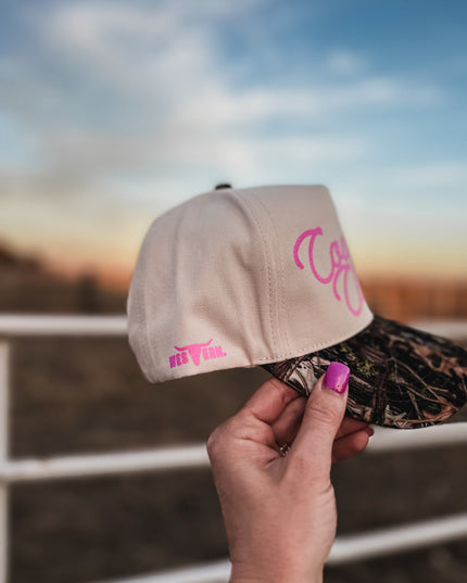 Cowboy Club Hat - Camo Woods/Cream