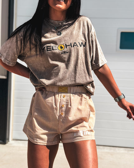 Brand Remix Boxer Shorts - Yellow Stripes