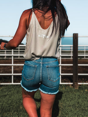Brand Summer Night Tank - Beige