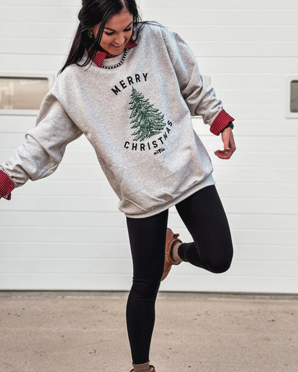 Merry Christmas Tree Crew - Oatmeal