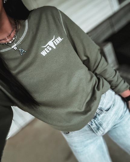 Brand Men’s Thermal Longsleeve - Olive