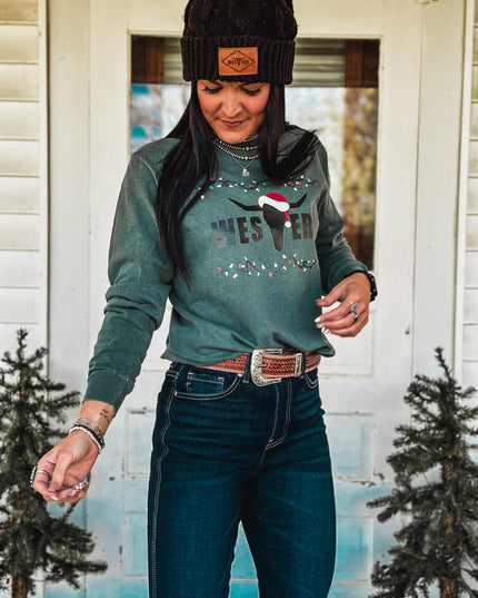 Brand Logo Christmas Edition Longsleeve - Spruce