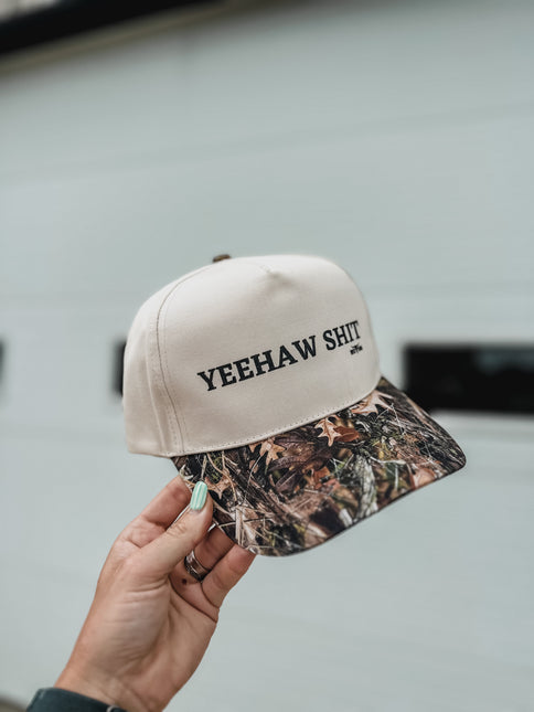 Yeehaw Shit Woods Camo Hat