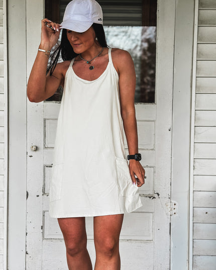 Brand Daytona Romper Dress - Bone