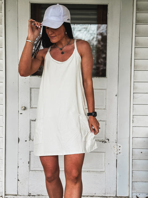 Brand Daytona Romper Dress - Bone