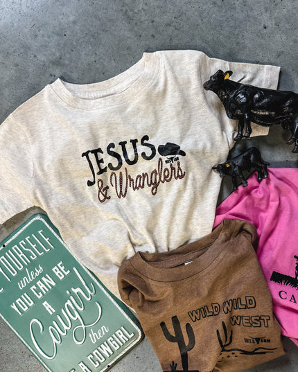 Jesus & Wranglers T (Kids)