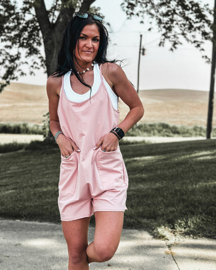 Brand Brunch'n Romper - Pink