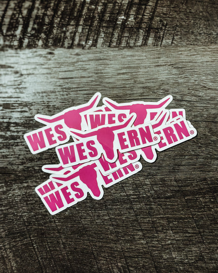 Brand Sticker - Pink