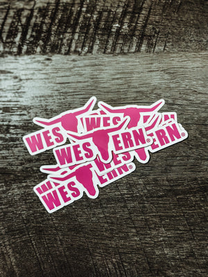 Brand Sticker - Pink