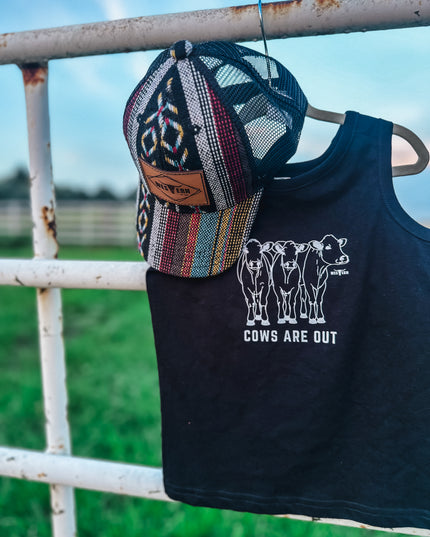 Cows Are Out Kids Tank