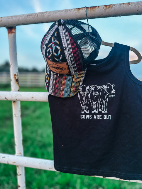 Cows Are Out Kids Tank
