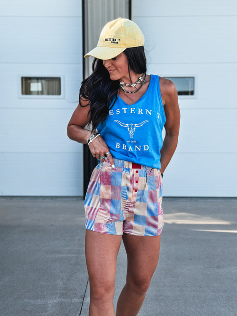 Brand Heather Tank (Unisex Style)