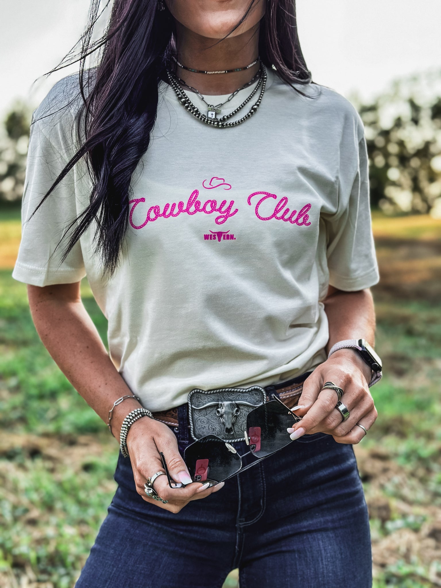 Cowboy Club - Natural/Pink