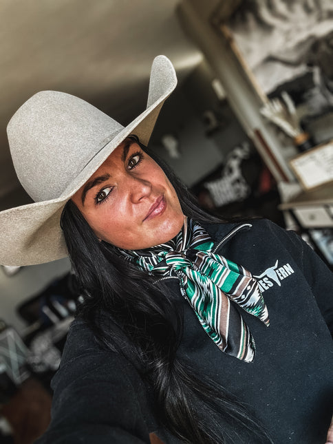 Brand Wild Rag Green Aztec