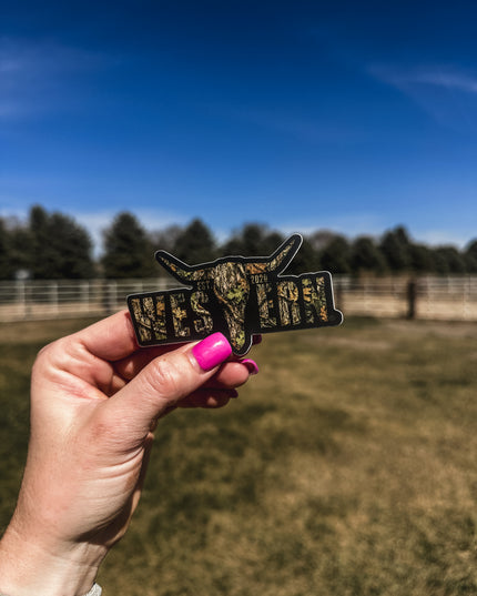 Camo Brand Logo Sticker