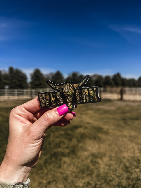 Camo Brand Logo Sticker