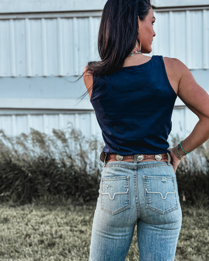 Rodeo Nights Tank - Navy