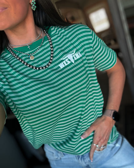 Everyday Classic Pinstripe Short Sleeve