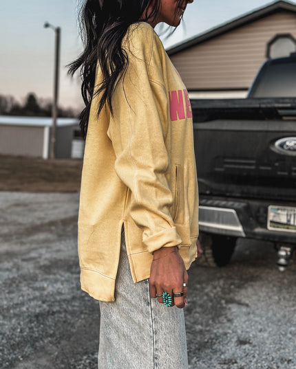 Stitch Seam Boxy Sweatshirt