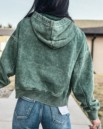 Brand Jersey Hoodie - Green/White