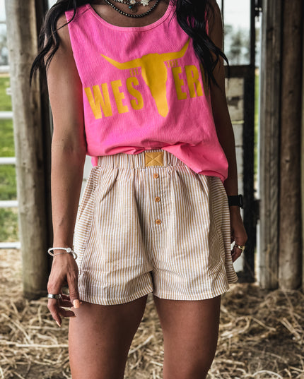 Brand Tank Cosmic Pink