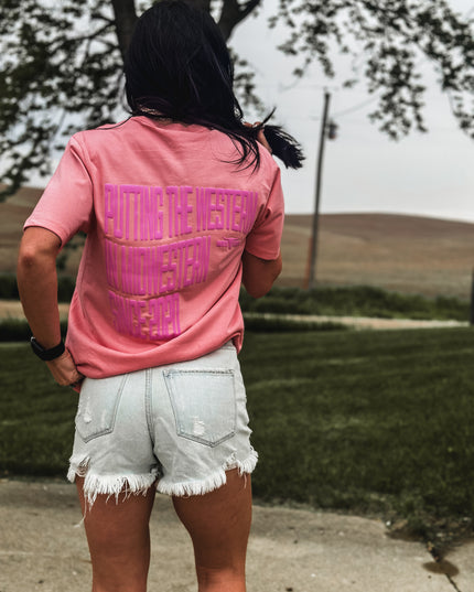 Putting the Western in Midwestern PUFF - Pink