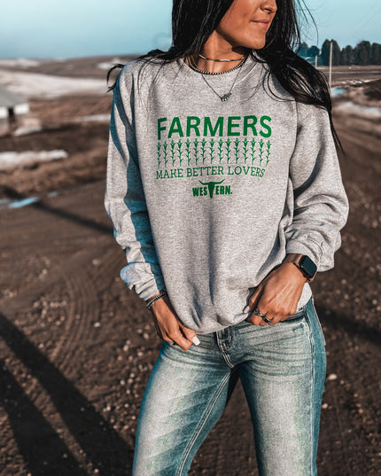 Farmers Make Better Lovers Crew - Green